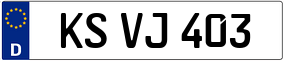 Truck License Plate